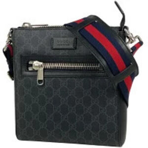 Gucci Messenger Bag GG Sherry Web Shoulder Supreme Black